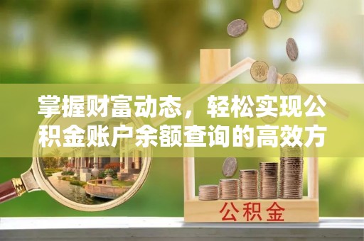 南宁掌握财富动态，轻松实现公积金账户余额查询的高效方法