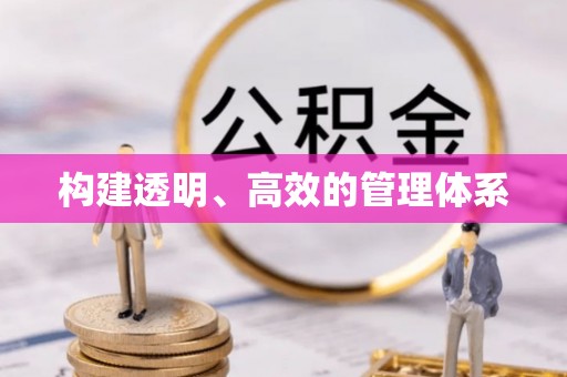南宁构建透明、高效的管理体系