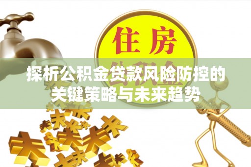 南宁探析公积金贷款风险防控的关键策略与未来趋势