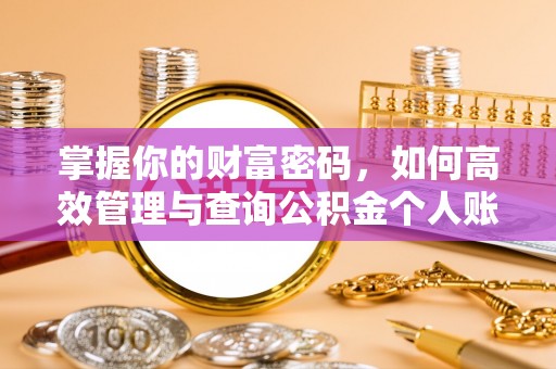 南宁掌握你的财富密码，如何高效管理与查询公积金个人账户信息