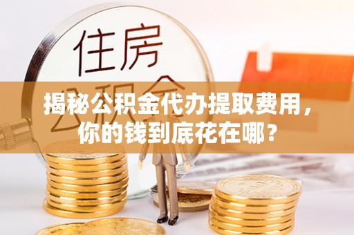 南宁揭秘公积金代办提取费用，你的钱到底花在哪？