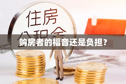 南宁购房者的福音还是负担？